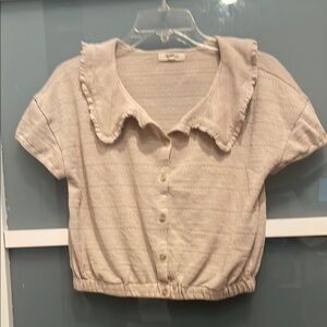 Madewell Cream Knit Sweater, XS